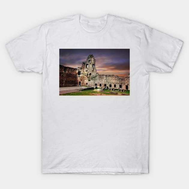 Neuleiningen Castle Germany T-Shirt by AdrianaHolmesArt